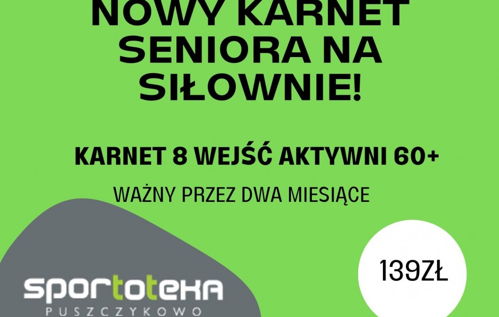 Nowy Karnet Seniora!